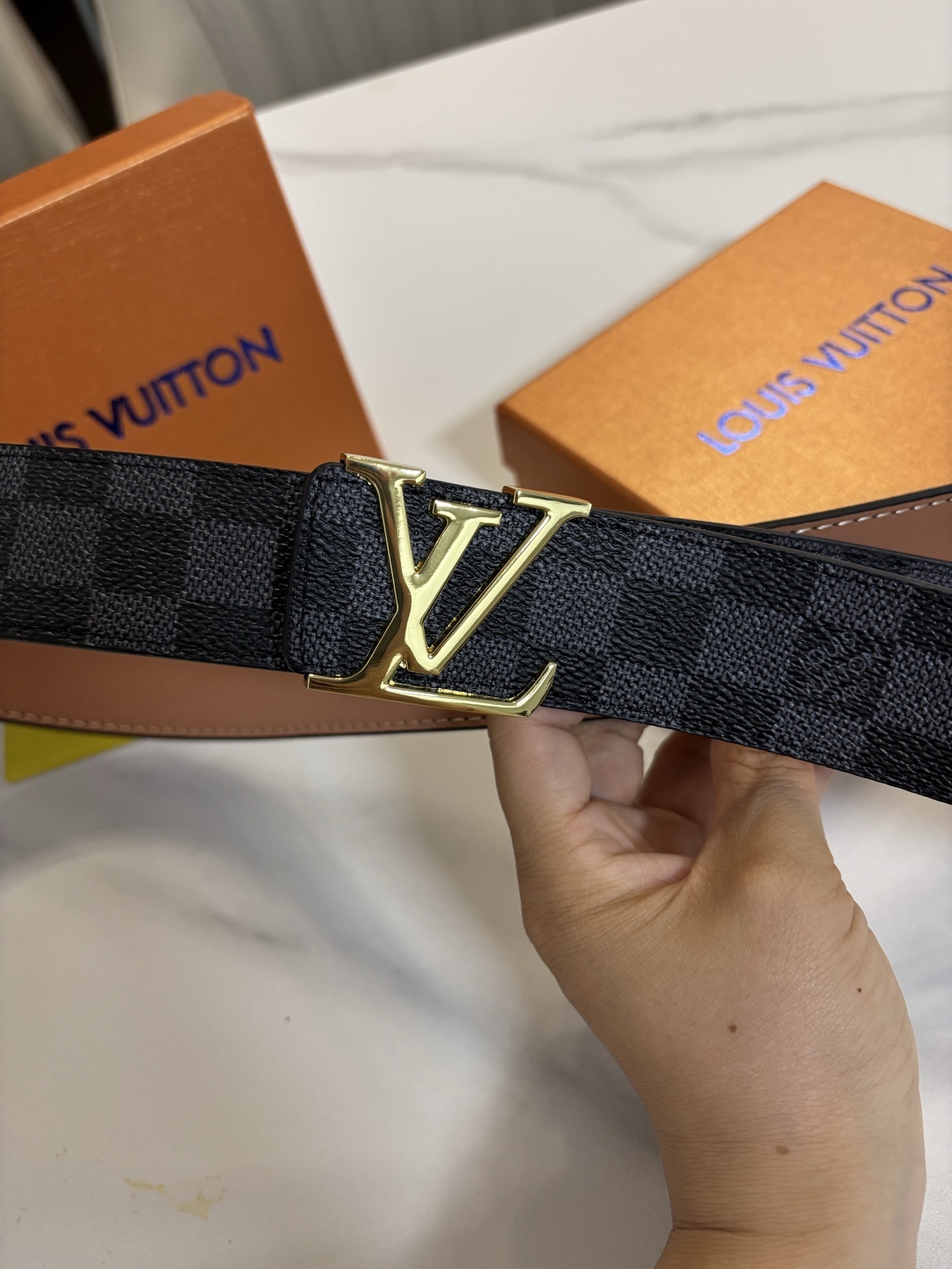 22$ LV Belt width 4cm 7782 BY3441 gallery
