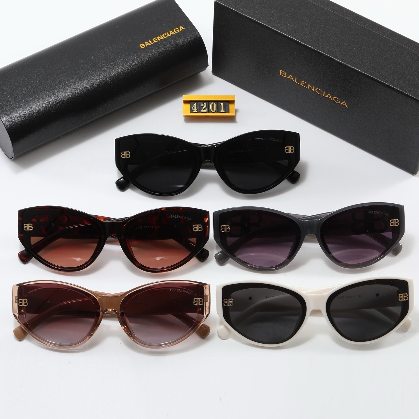 22$ dh BALENCIAGA 4201 Sunglassess With Box 60352012523 FF545 gallery