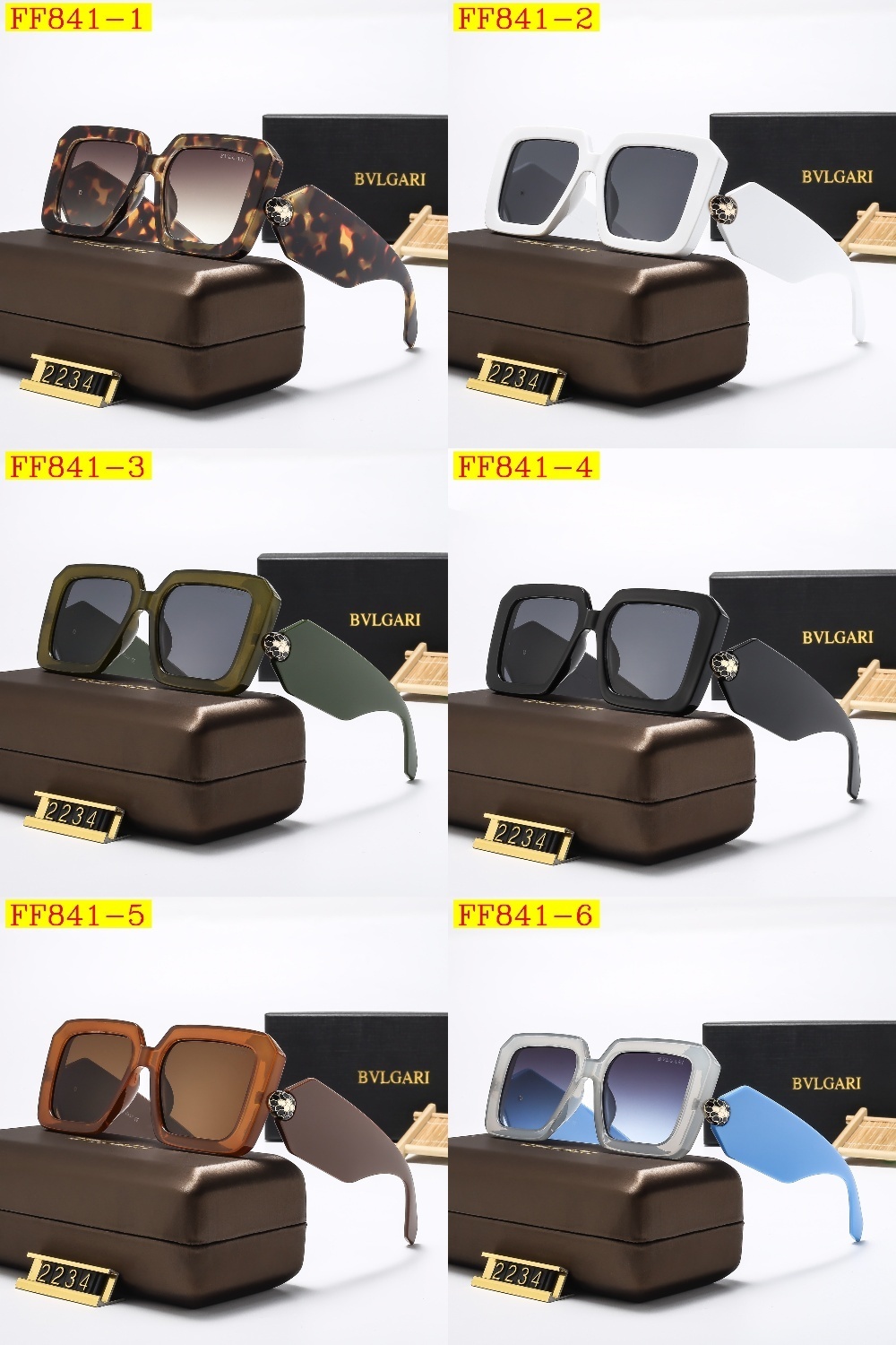 22$ dh BVLGARI 2234 Sunglassess With Box 70856412525 FF841 gallery