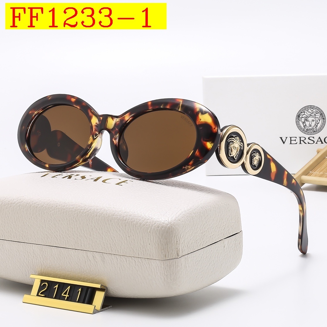 22$ dh VERSACE 2141 Sunglassess With Box 60253012523 FF1233 gallery