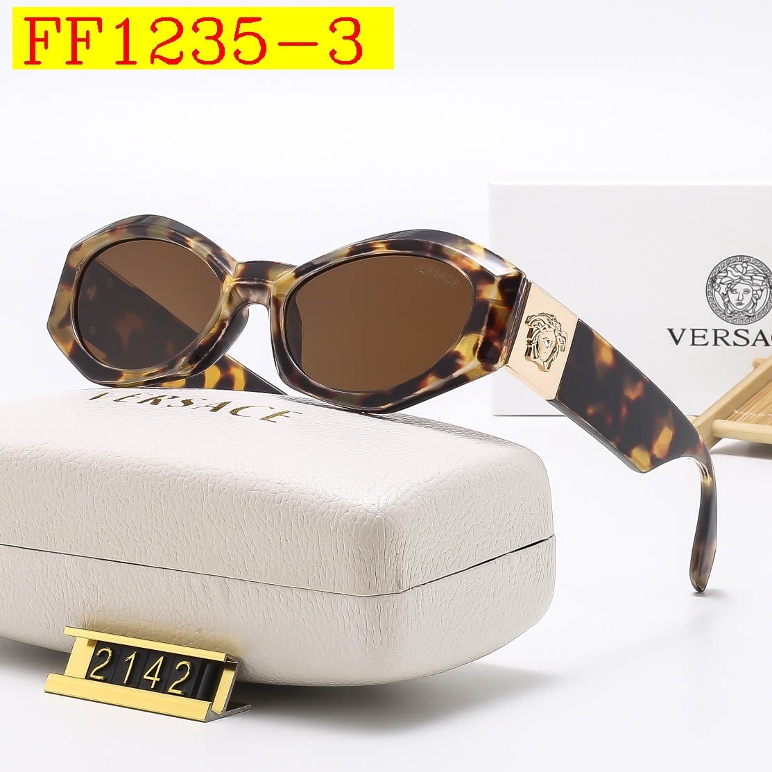 22$ dh VERSACE 2142 Sunglassess With Box 20154012523 FF1235 gallery