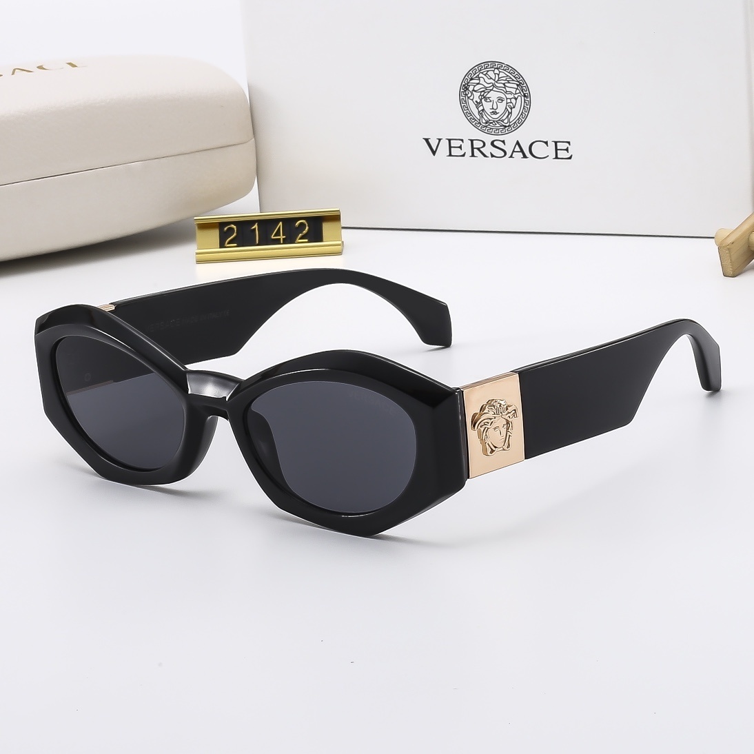 22$ dh VERSACE 2142 Sunglassess With Box 20154012523 FF1235 gallery
