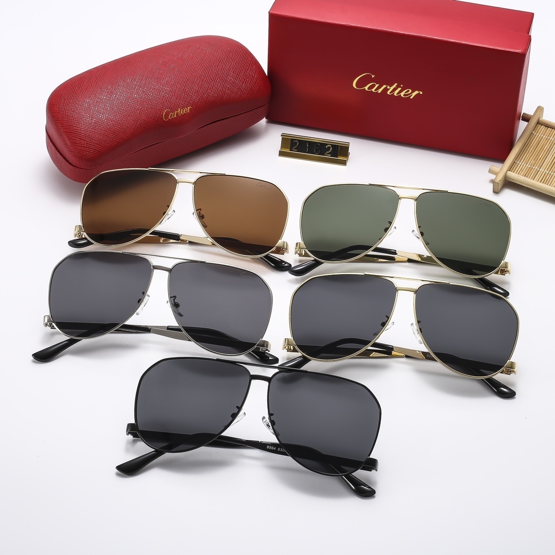 22$ dh cartier 2162 Sunglassess With Box 70859412525 FF887 gallery