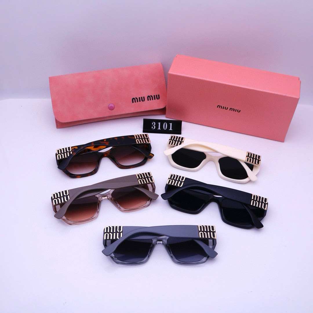 22$ dh miumiu 3101 Sunglassess With Box 70458012523 FF1083 gallery