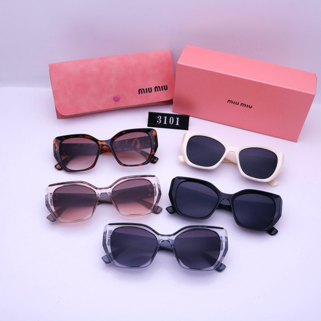 22$ dh miumiu 3101 Sunglassess With Box 70458012523 FF1083 gallery