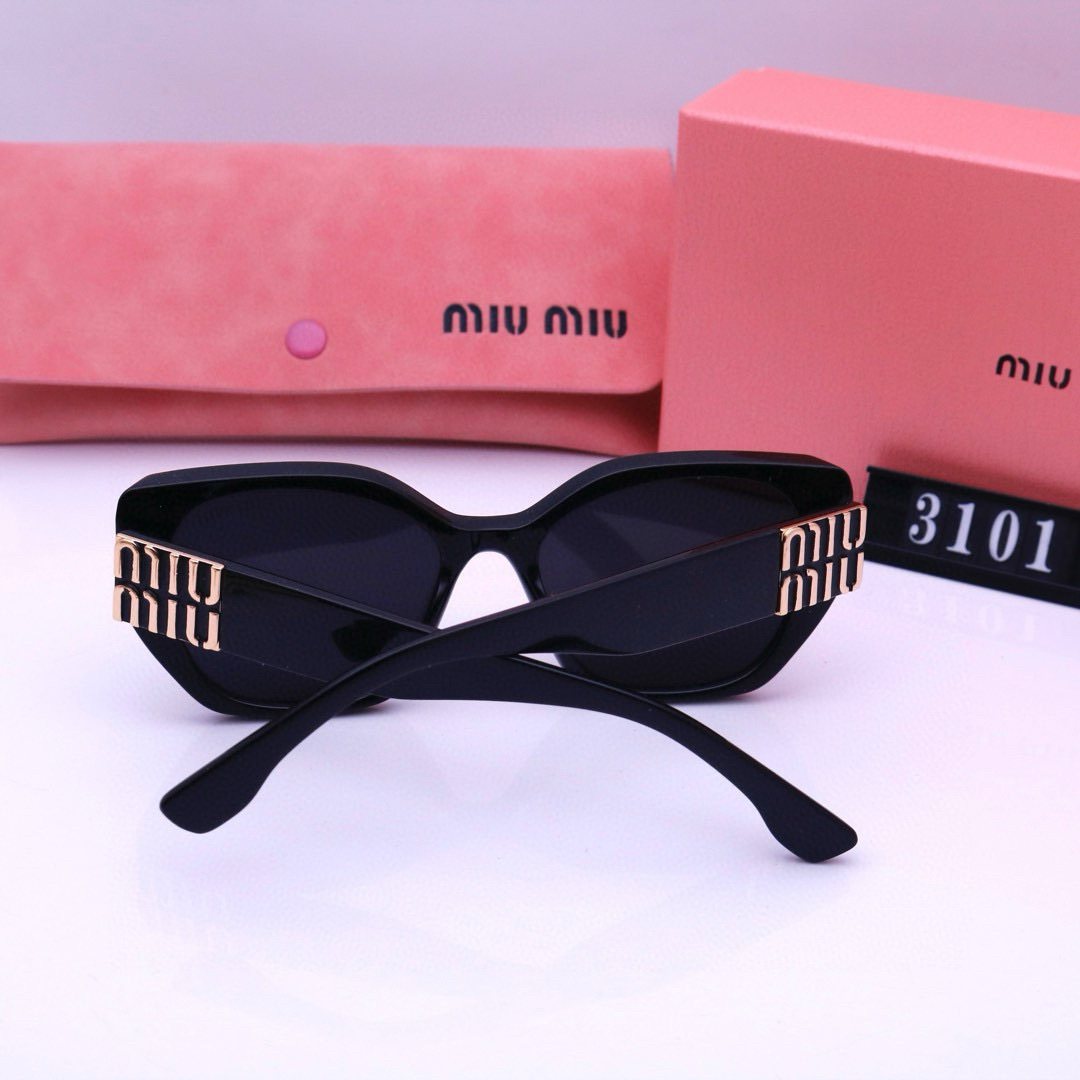 22$ dh miumiu 3101 Sunglassess With Box 70458012523 FF1083 gallery