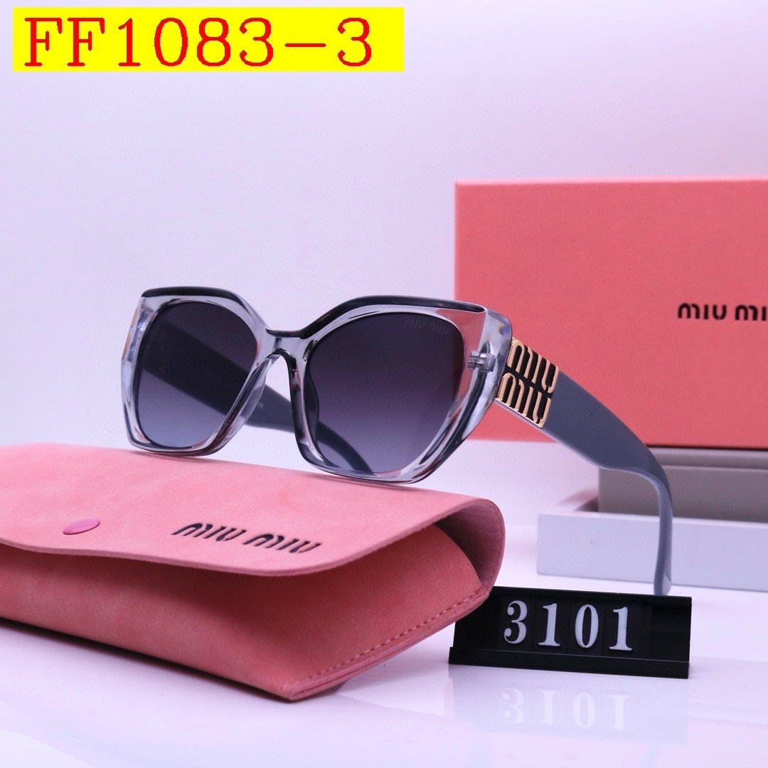 22$ dh miumiu 3101 Sunglassess With Box 70458012523 FF1083 gallery