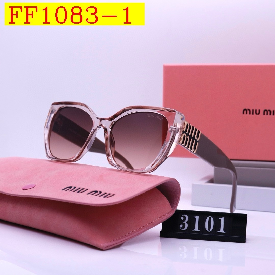 22$ dh miumiu 3101 Sunglassess With Box 70458012523 FF1083 gallery