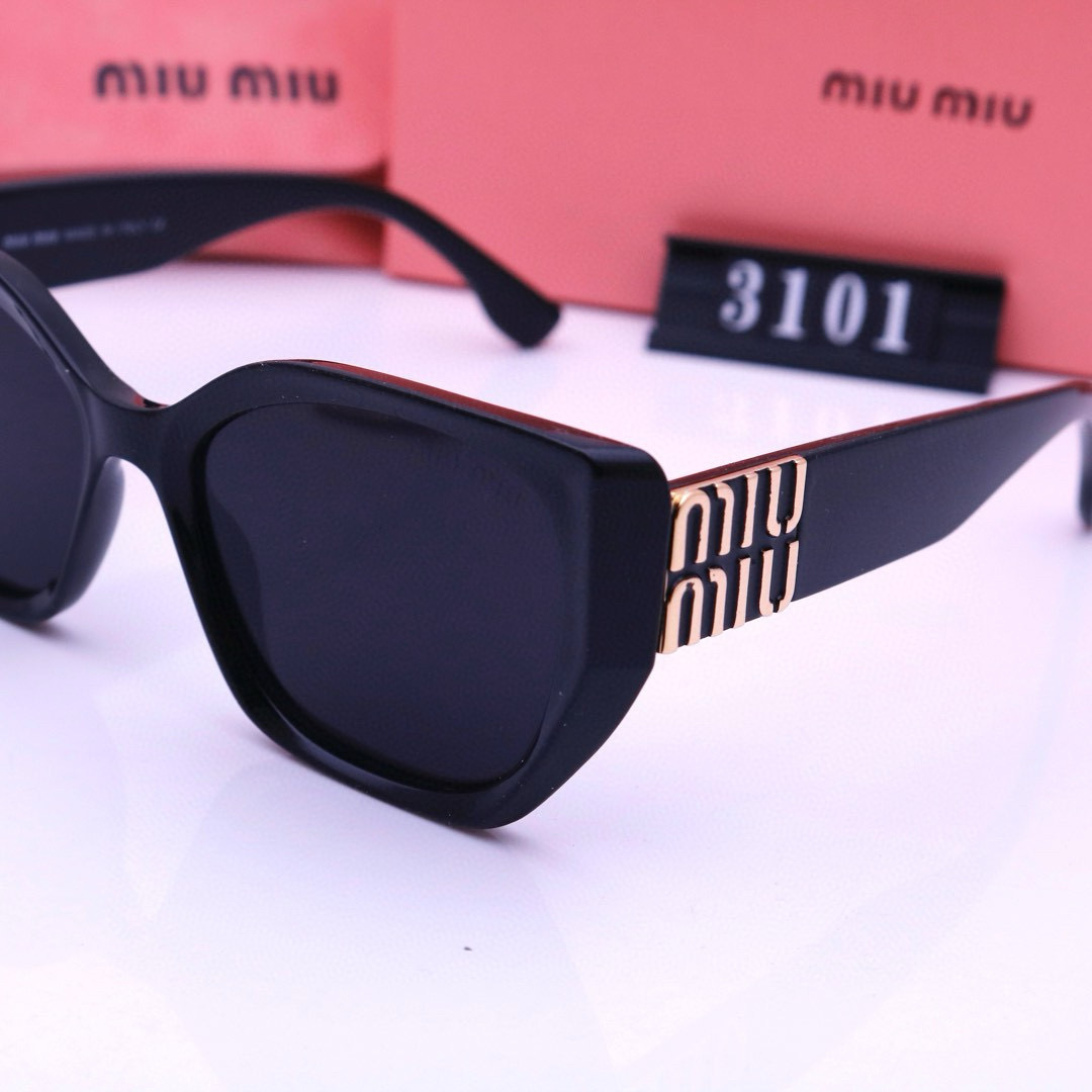 22$ dh miumiu 3101 Sunglassess With Box 70458012523 FF1083 gallery