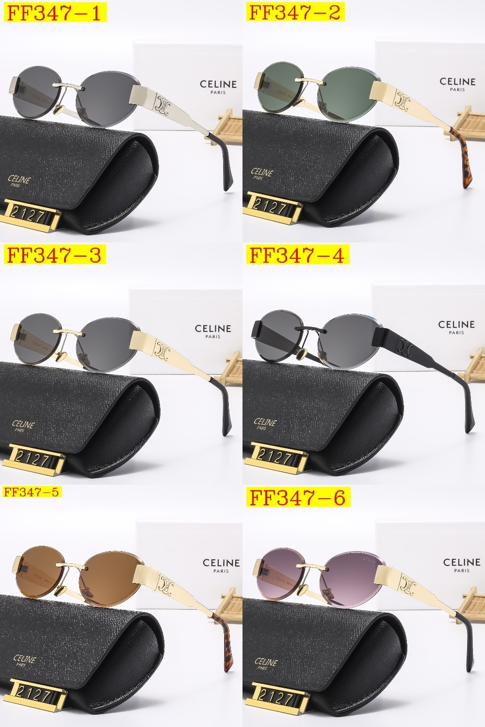 22$ new_dh CELINE 2127 Sunglassess With Box 30255612417 FF347 gallery