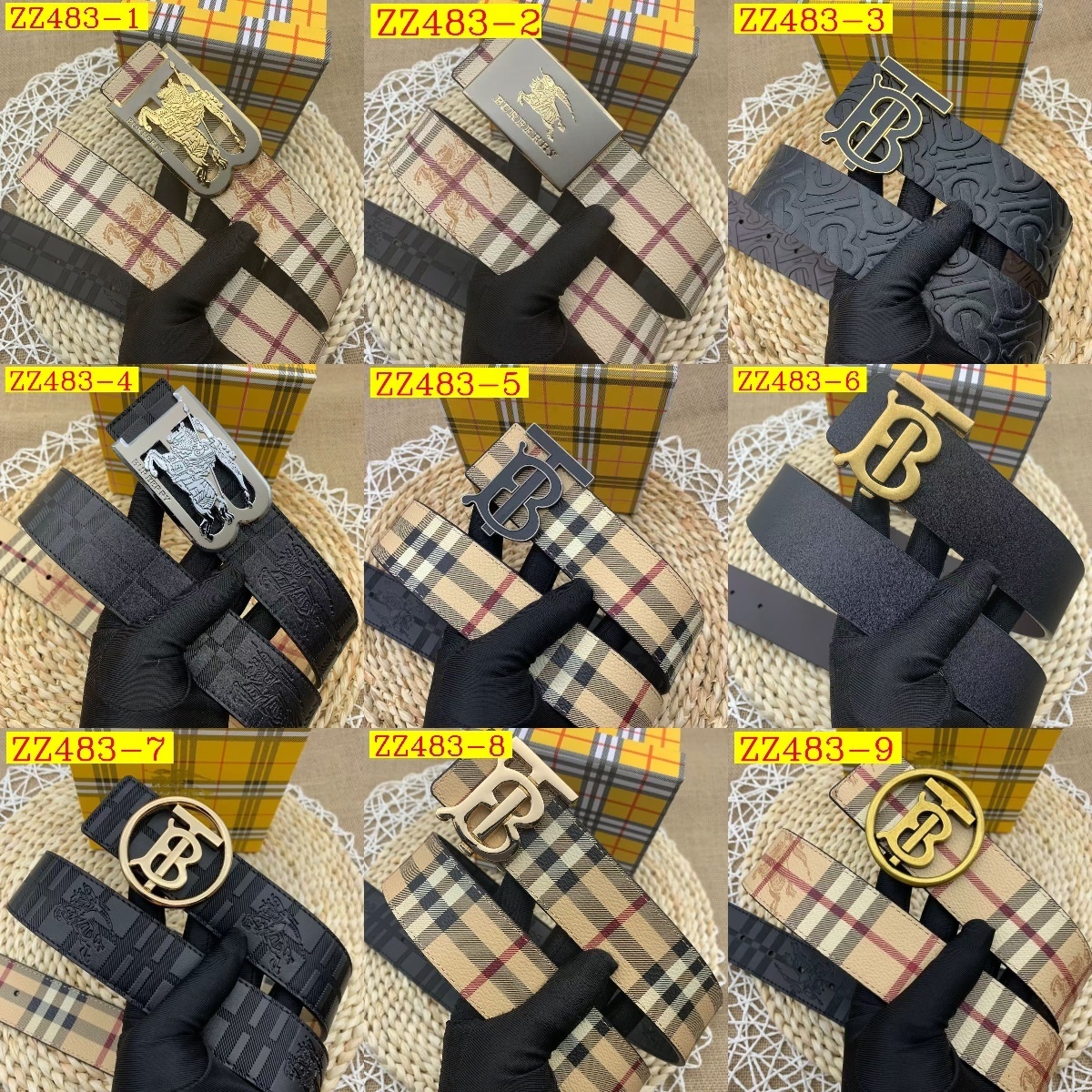 23$ BURBERRY Belt size 105-125 6810 ZZ483 gallery