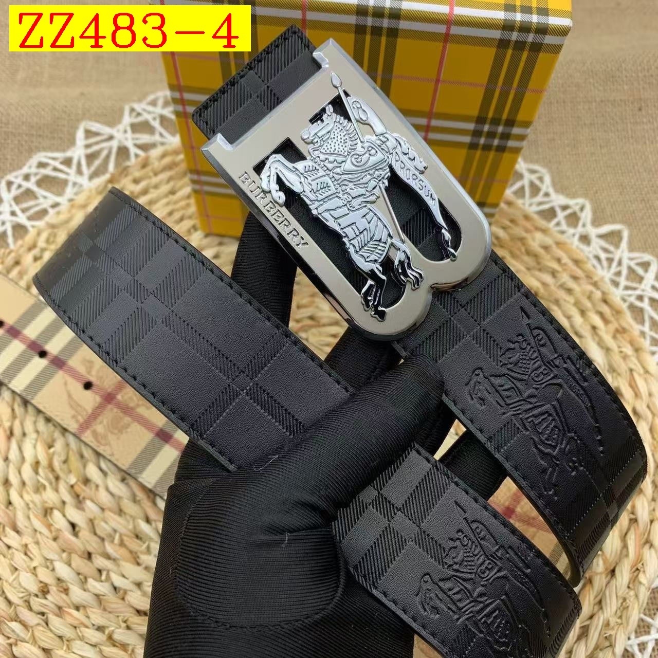 23$ BURBERRY Belt size 105-125 6810 ZZ483 gallery