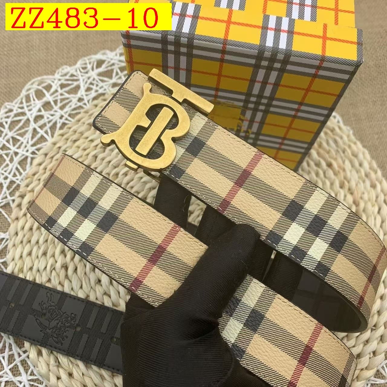 23$ BURBERRY Belt size 105-125 6810 ZZ483 gallery
