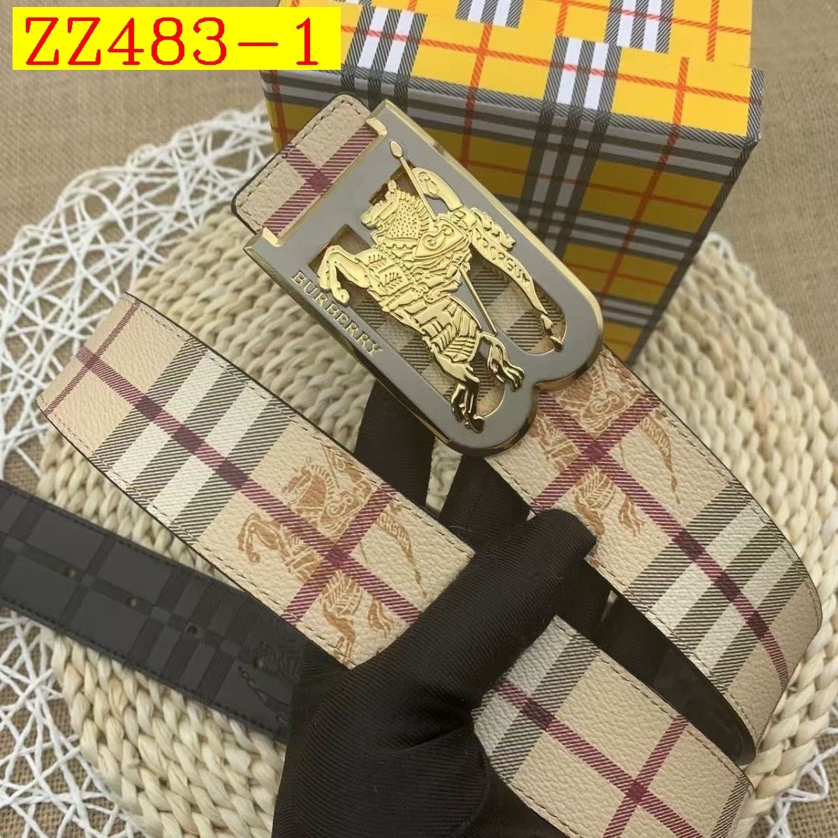 23$ BURBERRY Belt size 105-125 6810 ZZ483 gallery