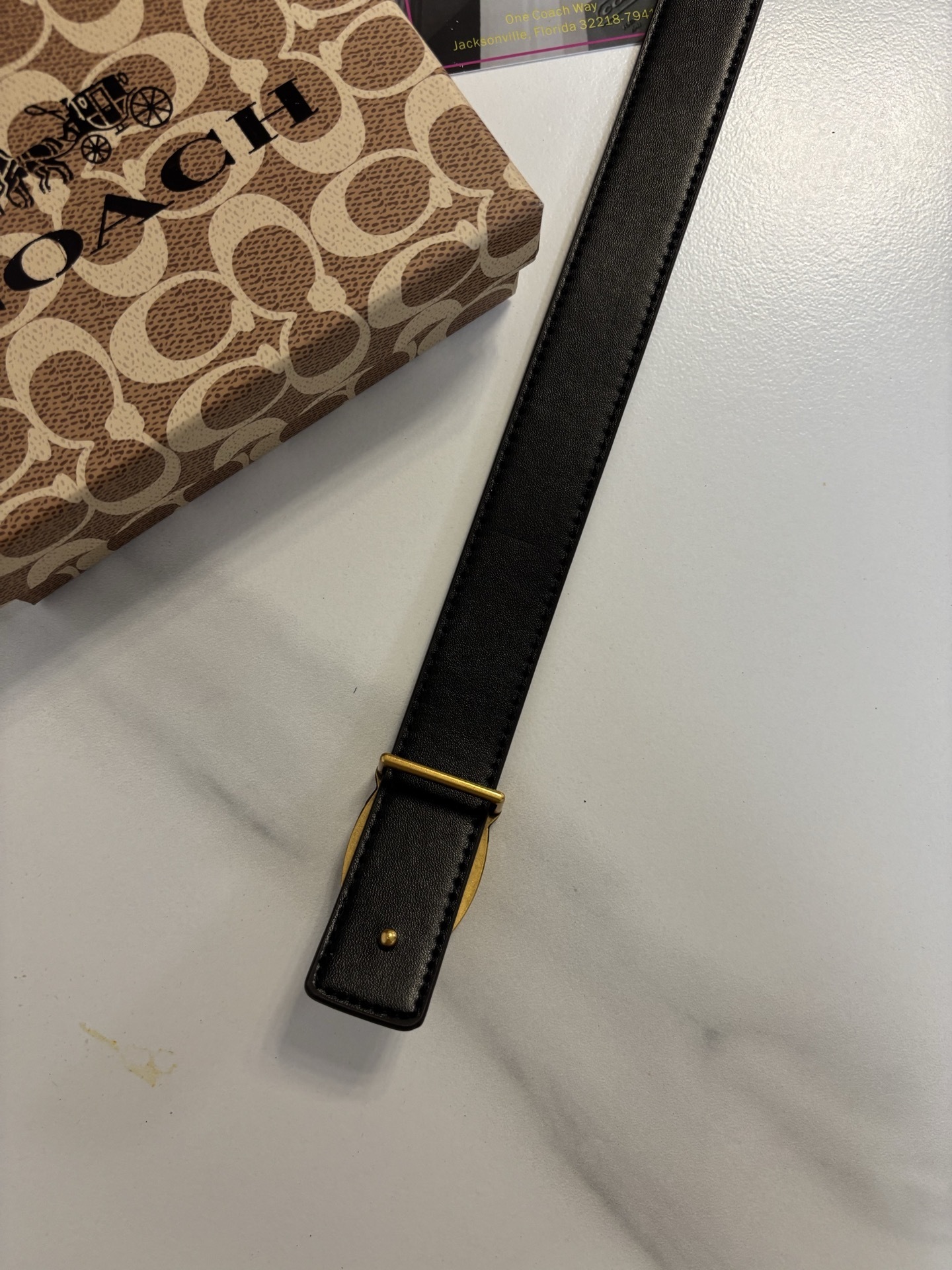 23$ COACH Belt width 4 cm 5870 BY3255 gallery