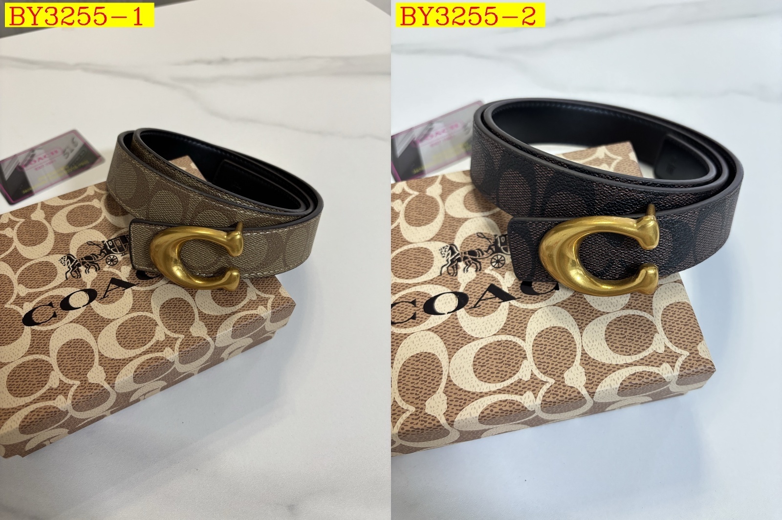 23$ COACH Belt width 4 cm 5870 BY3255 gallery