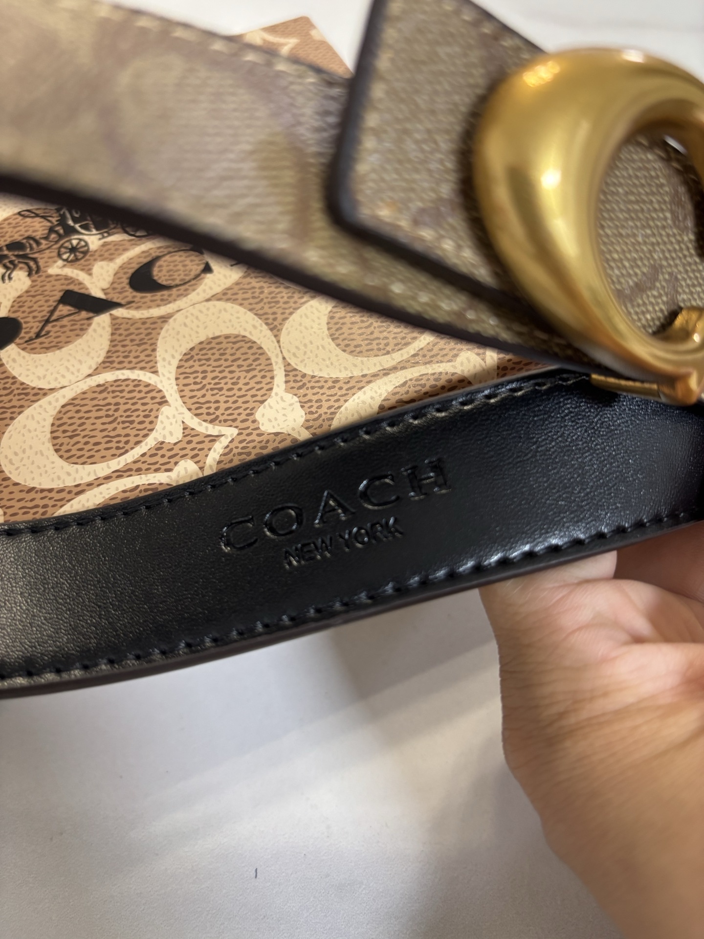 23$ COACH Belt width 4 cm 5870 BY3255 gallery