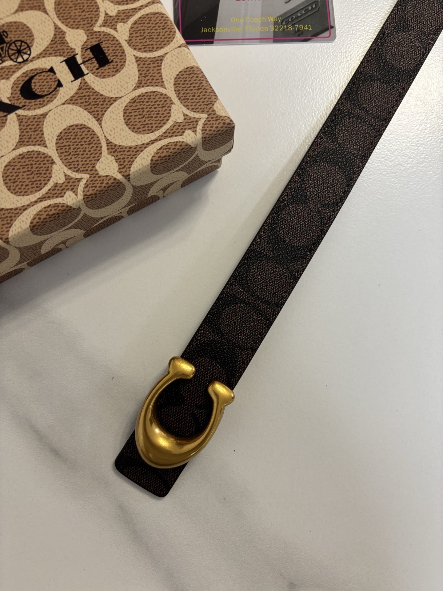 23$ COACH Belt width 4 cm 5870 BY3255 gallery