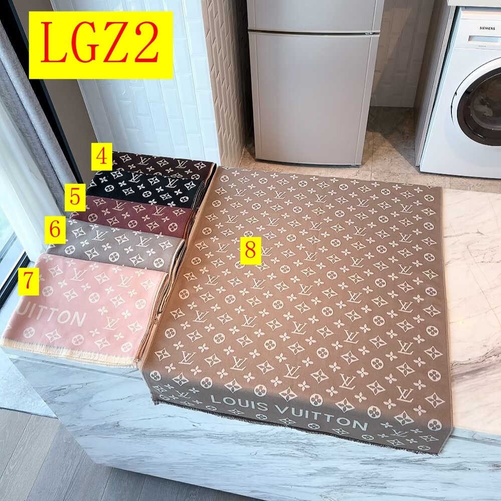 23$ LV Scarf Material Cashmere size 180 x 65 cm 4690 LGZ2 gallery