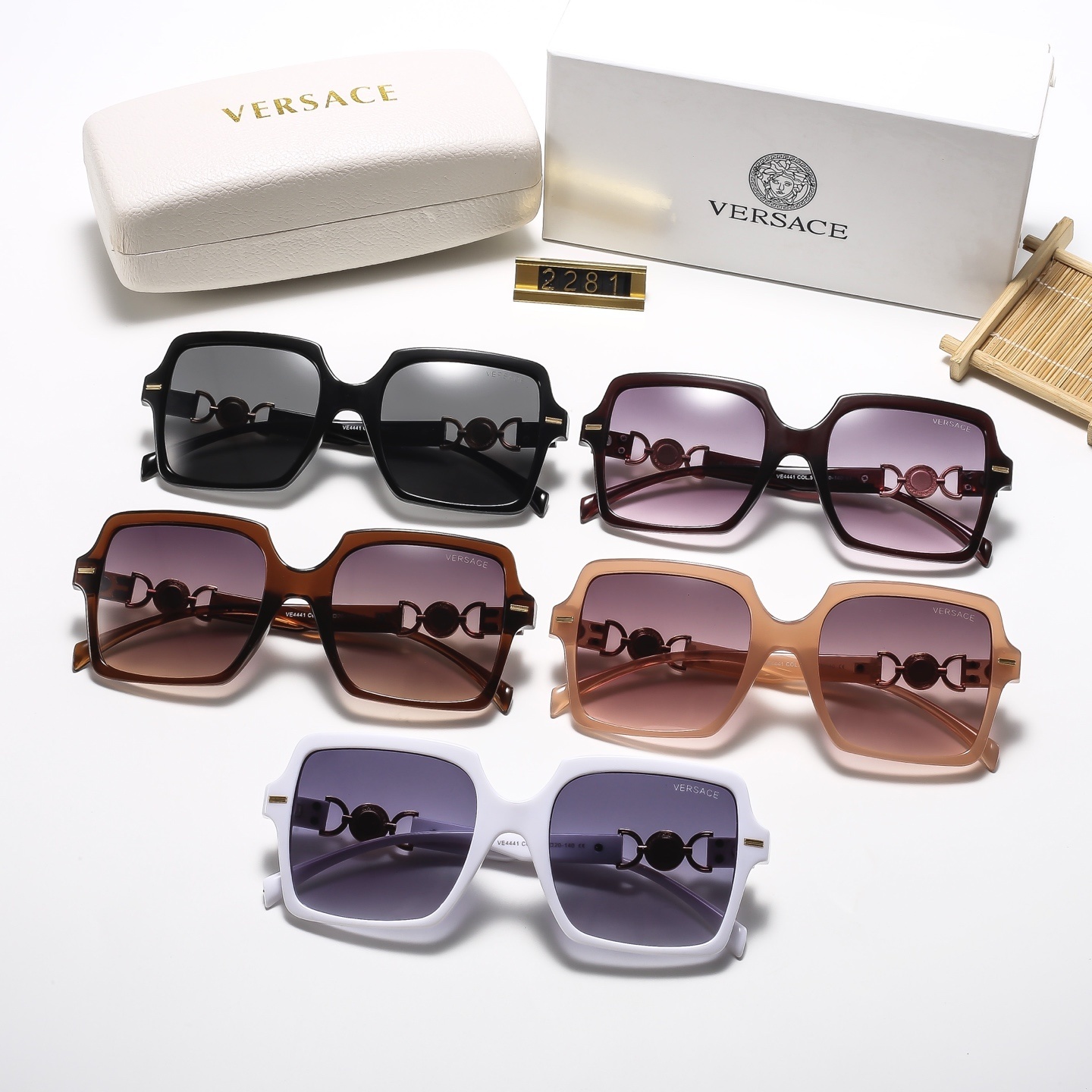 23$ Versace 2281 sunglassess with box 501860 FF1417 gallery