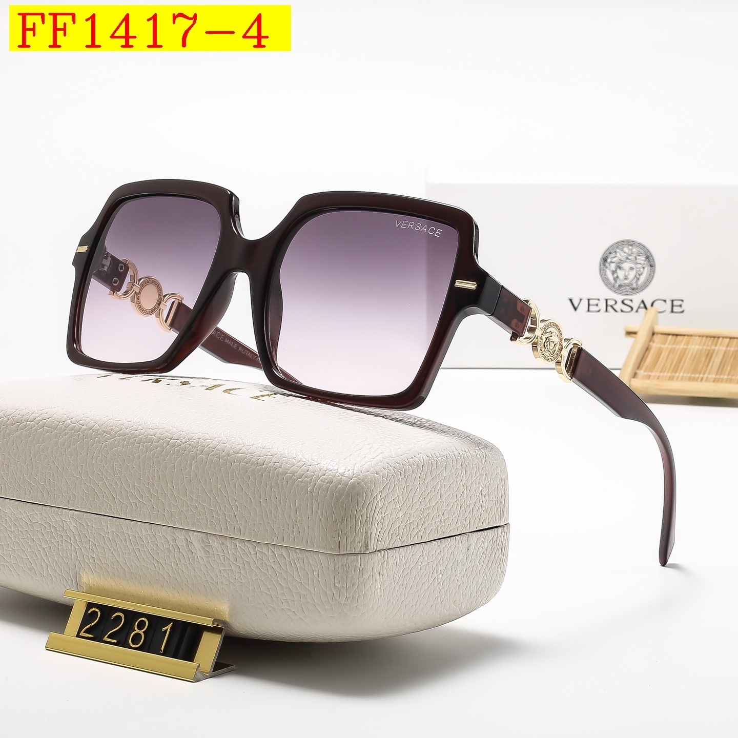 23$ Versace 2281 sunglassess with box 501860 FF1417 gallery