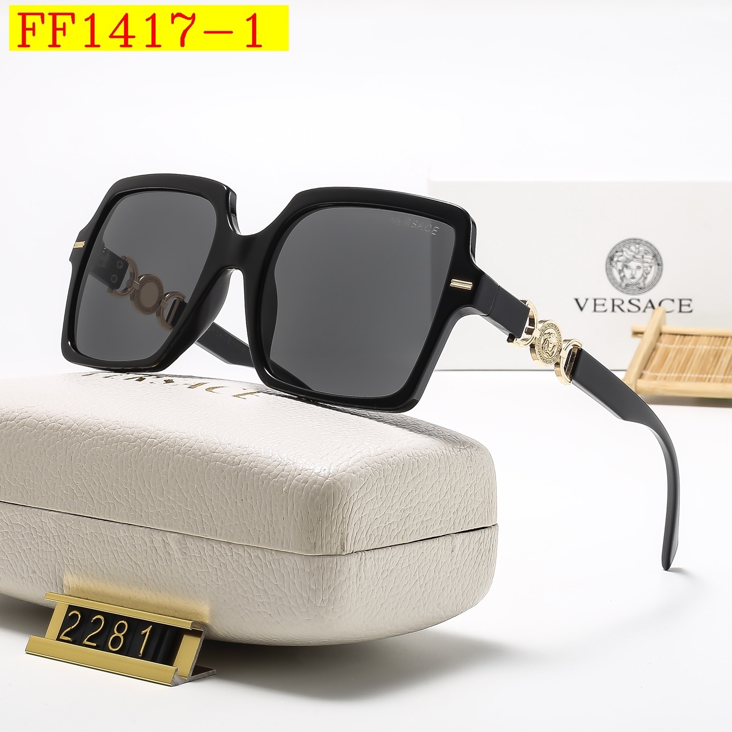 23$ Versace 2281 sunglassess with box 501860 FF1417 gallery
