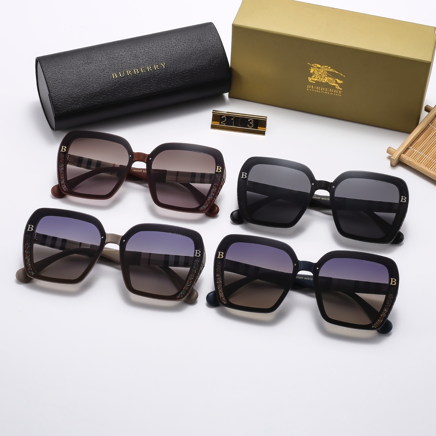 23$ dh BURBERRY 2183 Polarizer Sunglassess With Box 80562412633 FF1045 gallery