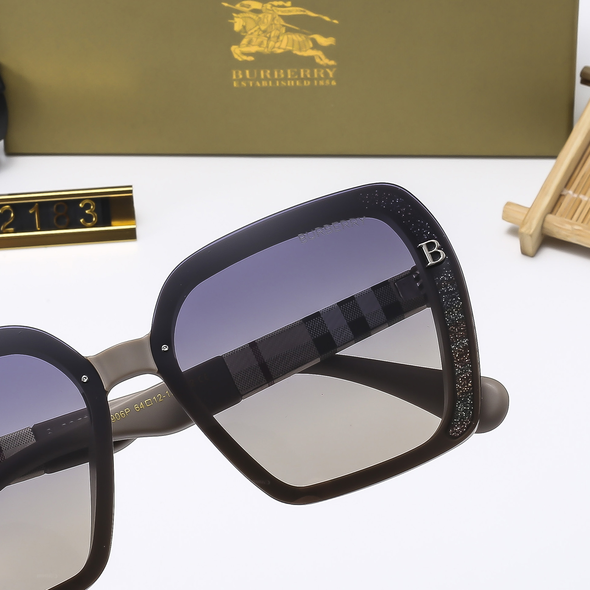 23$ dh BURBERRY 2183 Polarizer Sunglassess With Box 80562412633 FF1045 gallery