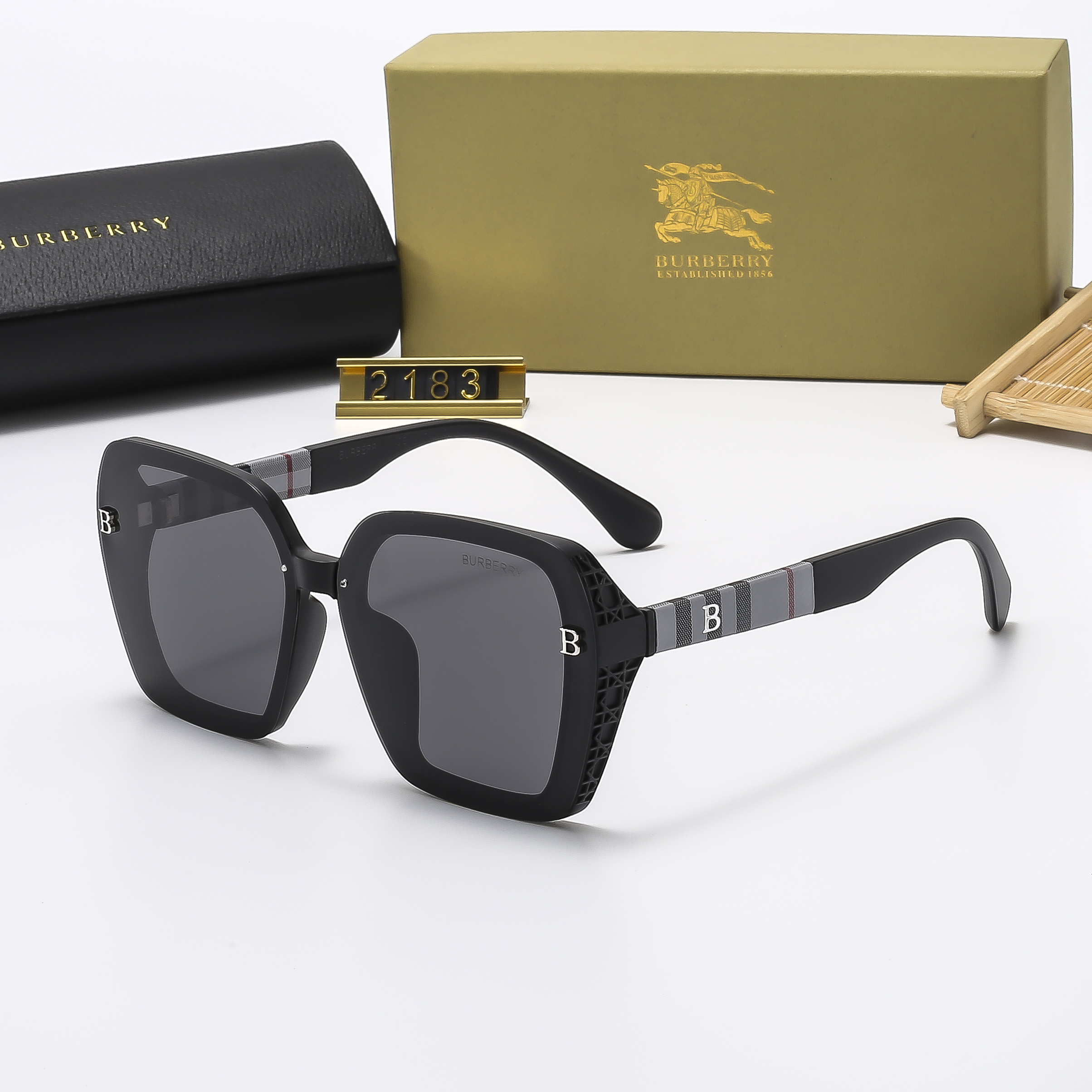 23$ dh BURBERRY 2183 Polarizer Sunglassess With Box 80562412633 FF1045 gallery