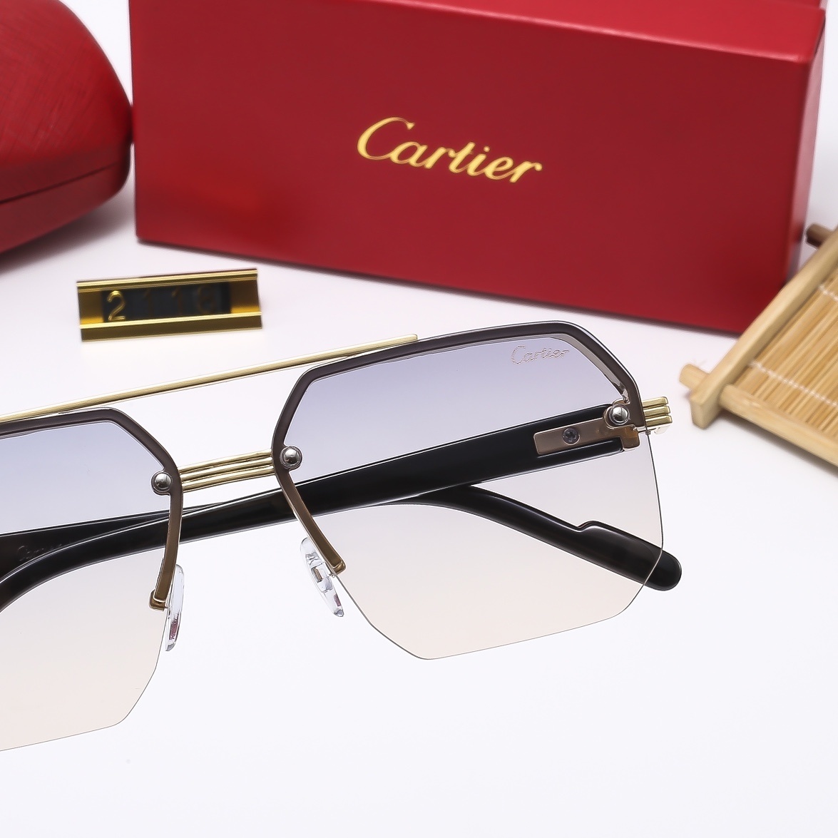 23$ dh CARTIER 2118 Sunglassess With Box 40168012630 FF629 gallery