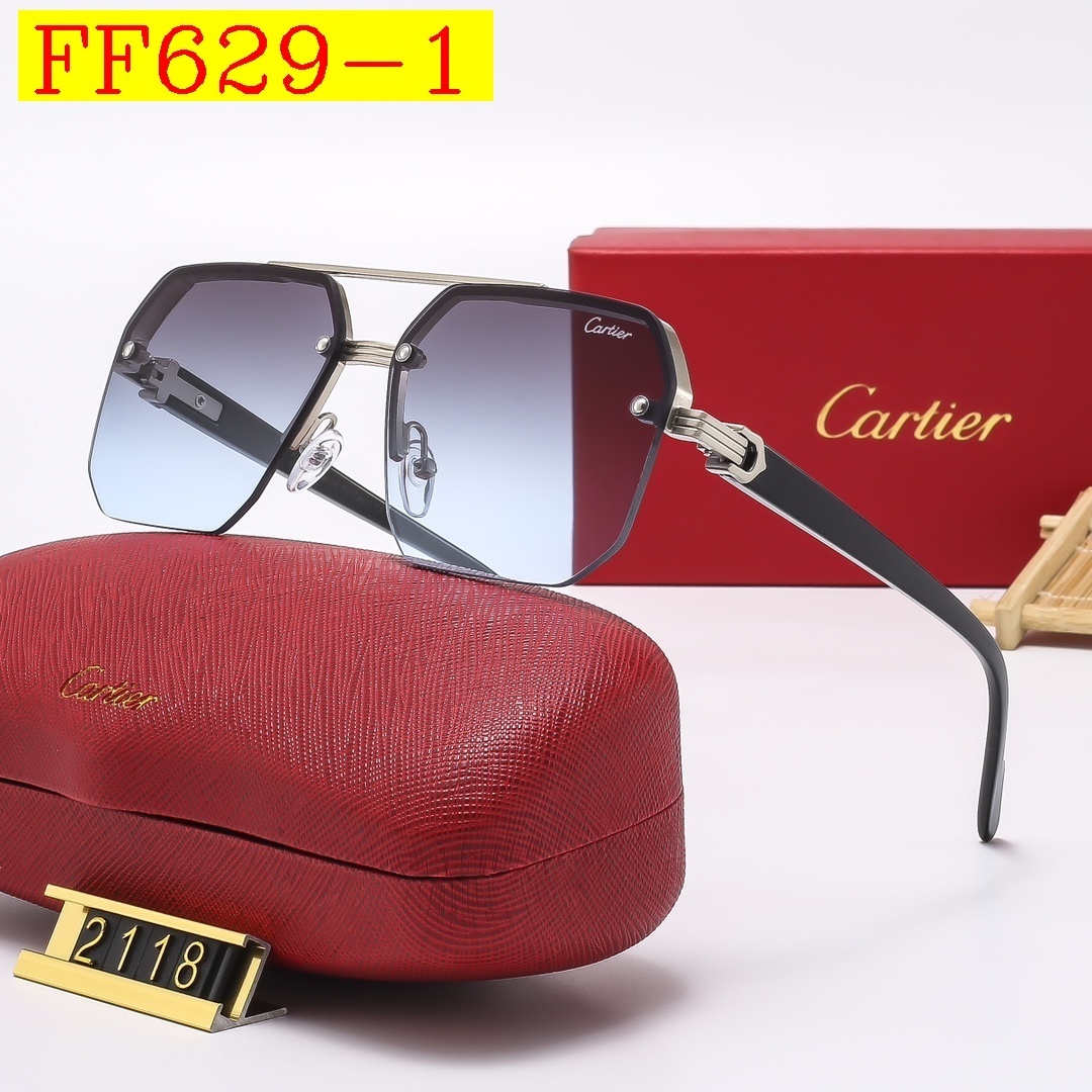 23$ dh CARTIER 2118 Sunglassess With Box 40168012630 FF629 gallery