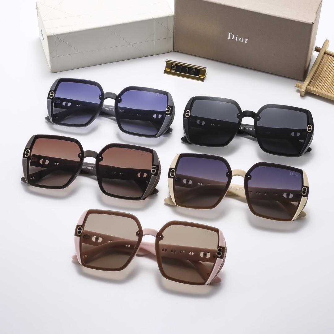 23$ dh DIOR 2114 Sunglassess With Box 80564012630 FF649 gallery