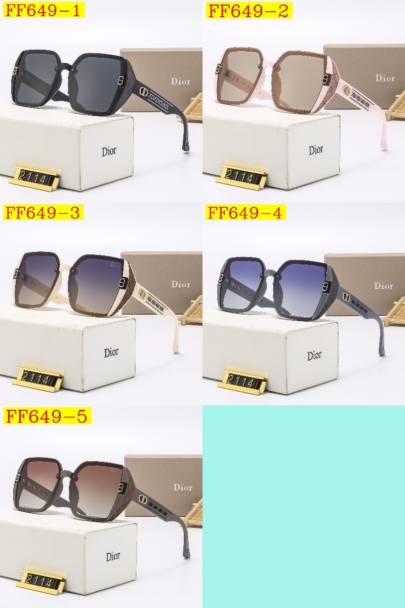 23$ dh DIOR 2114 Sunglassess With Box 80564012630 FF649 gallery