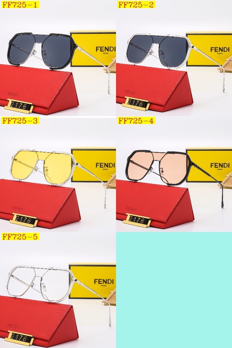 23$ dh FENDI 2176 Sunglassess With Box 50261012630 FF725 gallery