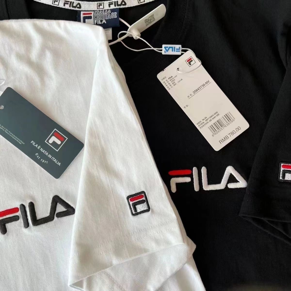 23$ dh Fila Embroidered short sleeves cotton S-5XL 40152012538 ZZ185 gallery