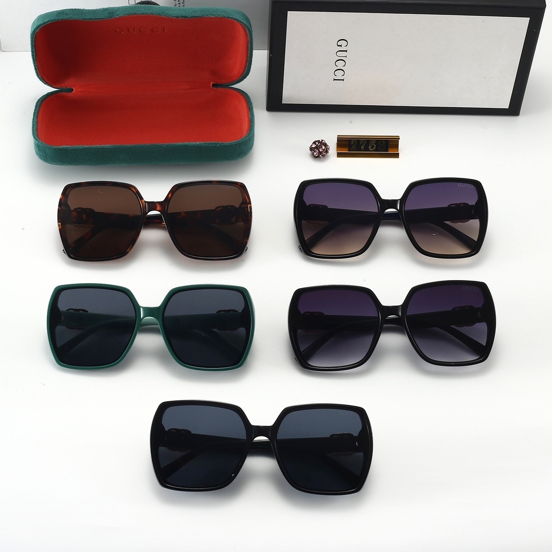 23$ dh GUCCI 2758 Sunglassess With Box 30265012630 FF1281 gallery