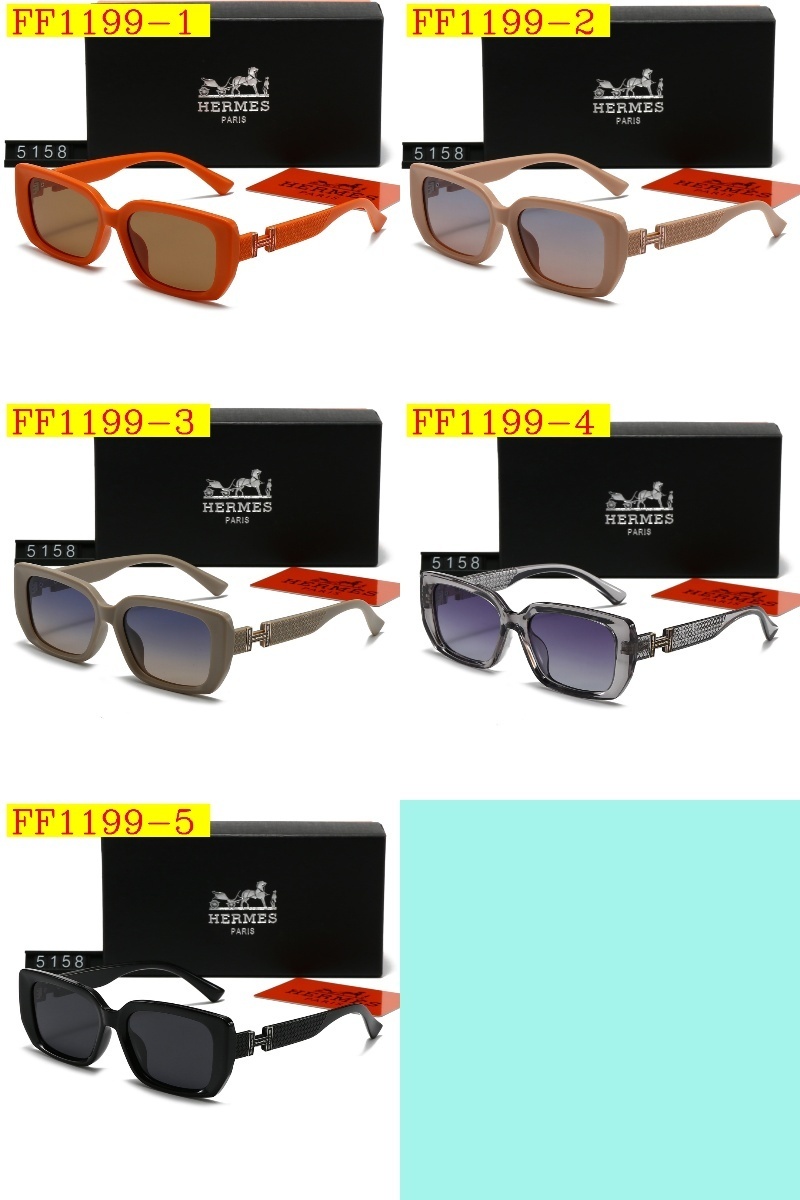 23$ dh HERMES 5158 Polarizer Sunglassess With Box 40162012630 FF1199 gallery