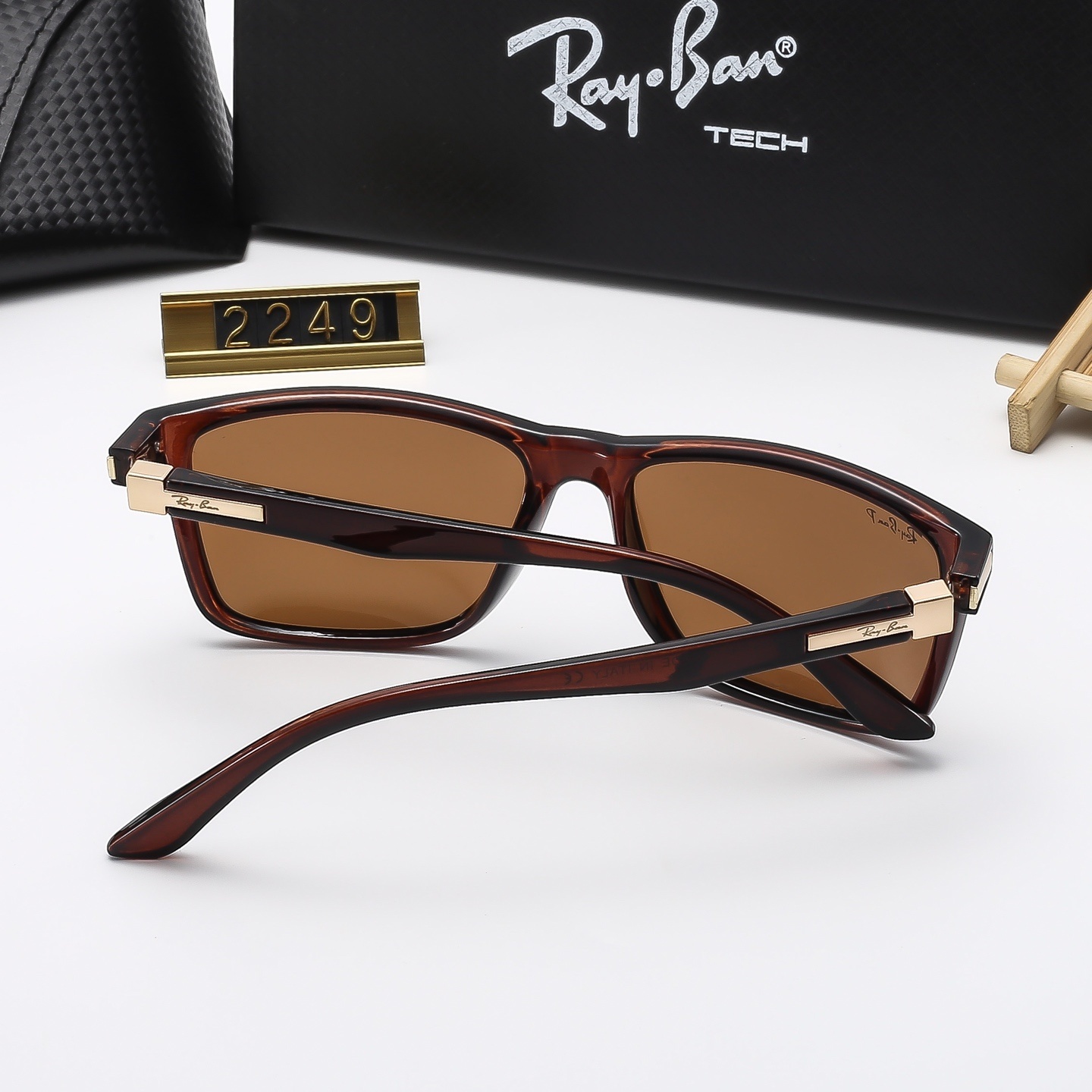 23$ dh Ray Ban 2249 Polarizer Sunglassess With Box 40165012630 FF799 gallery