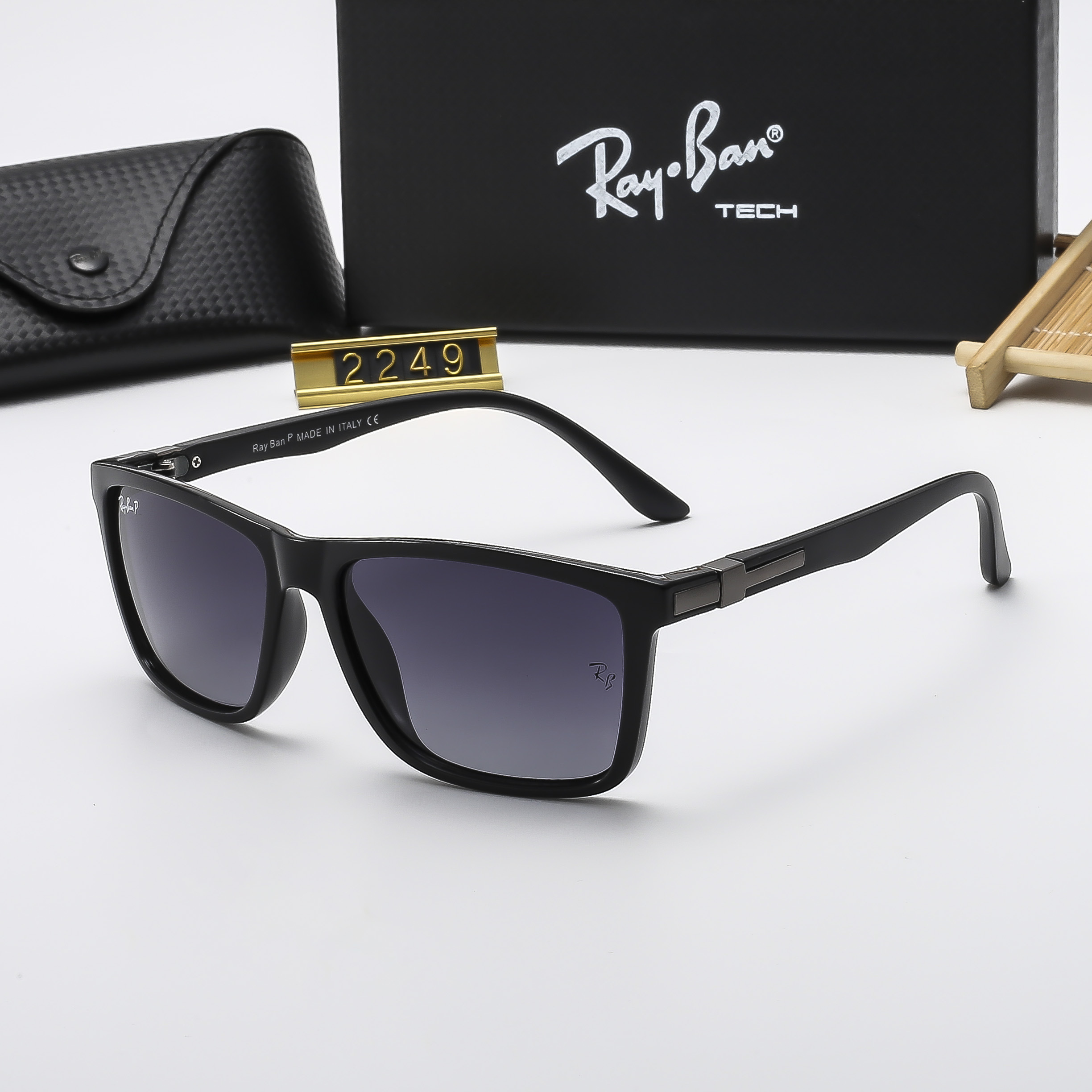 23$ dh Ray Ban 2249 Polarizer Sunglassess With Box 40165012630 FF799 gallery
