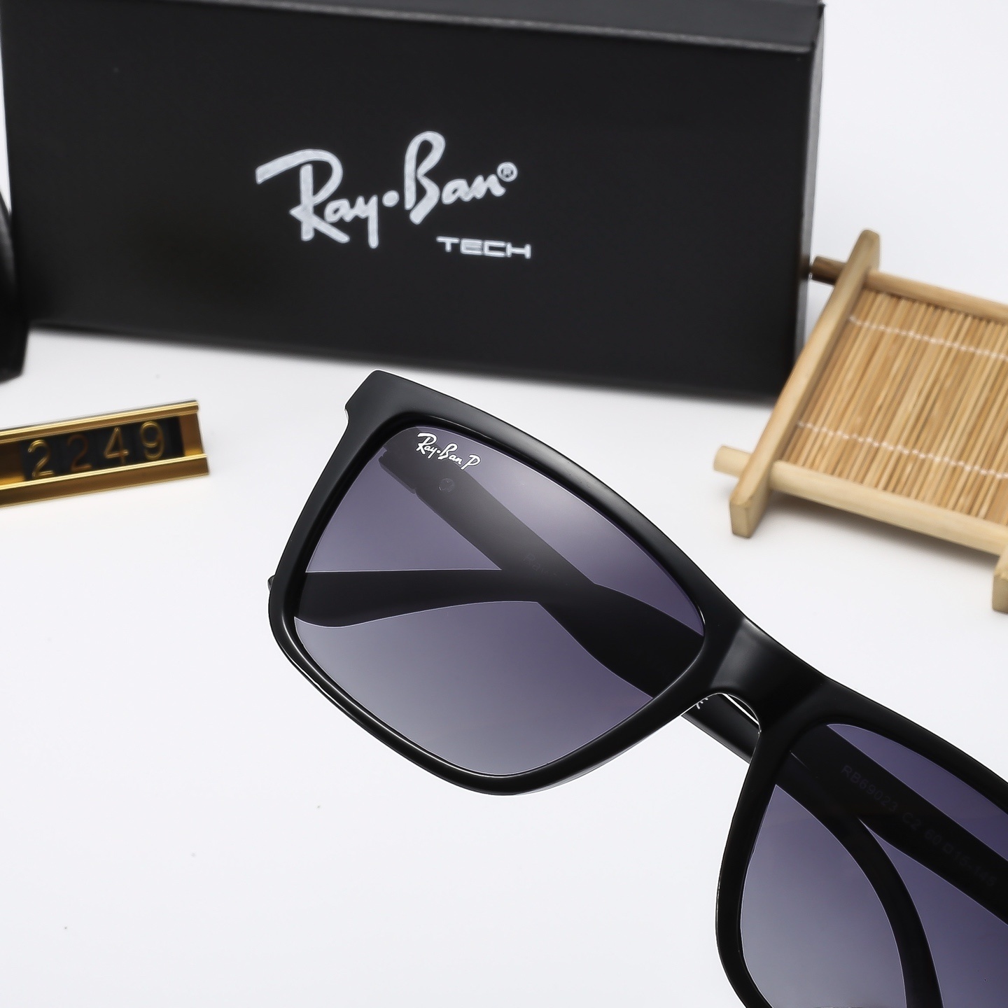 23$ dh Ray Ban 2249 Polarizer Sunglassess With Box 40165012630 FF799 gallery