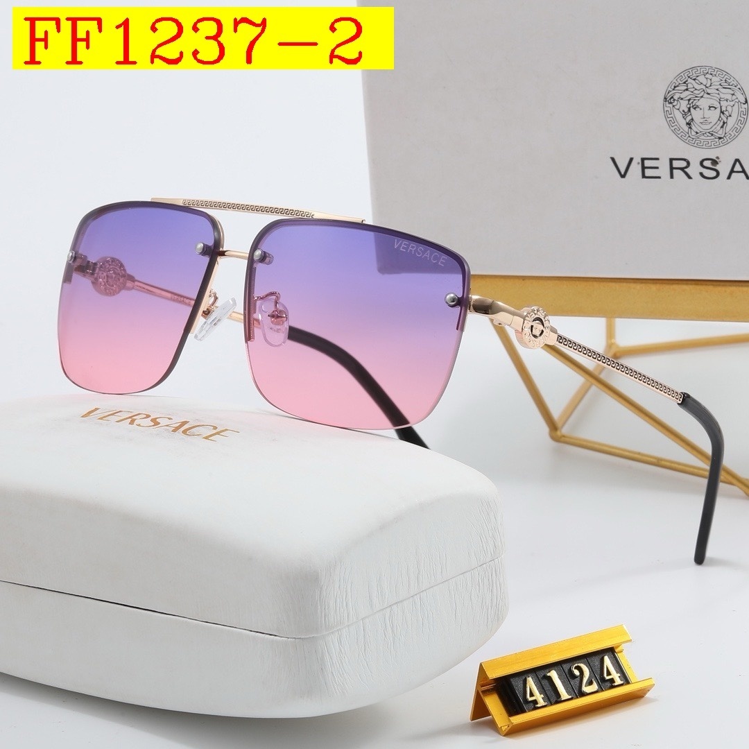 23$ dh VERSACE 4124 Sunglassess With Box 40162012630 FF1237 gallery