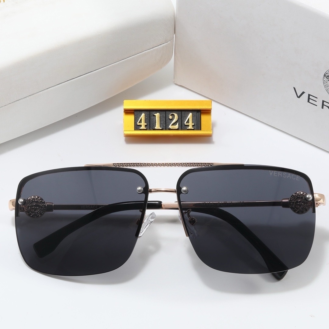 23$ dh VERSACE 4124 Sunglassess With Box 40162012630 FF1237 gallery