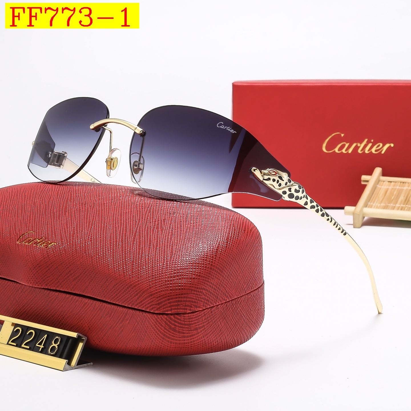 23$ dh cartier 2248 Sunglassess With Box 30562012630 FF773 gallery