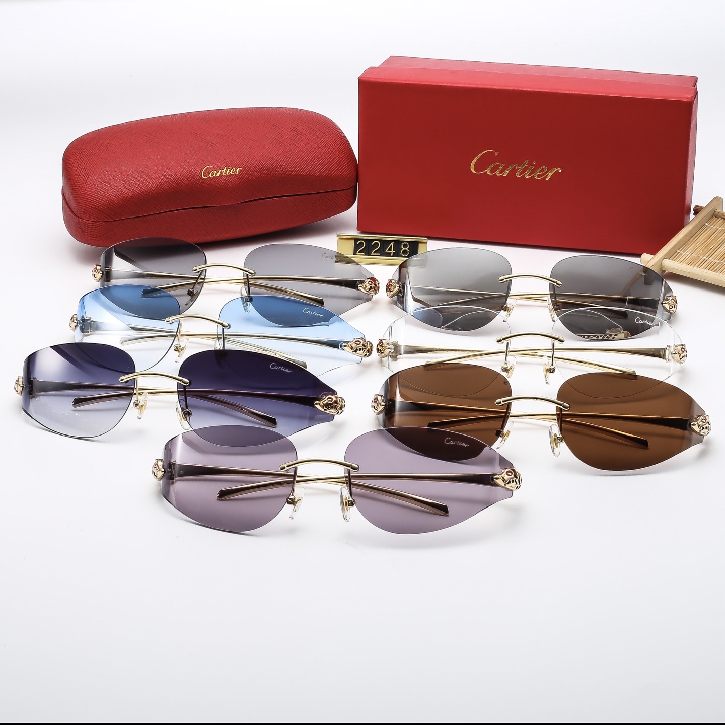 23$ dh cartier 2248 Sunglassess With Box 30562012630 FF773 gallery
