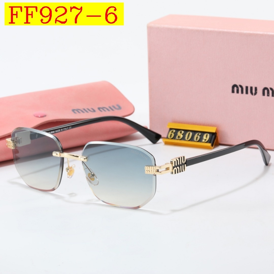 23$ dh miumiu 68069 Sunglassess With Box 50261412633 FF927 gallery
