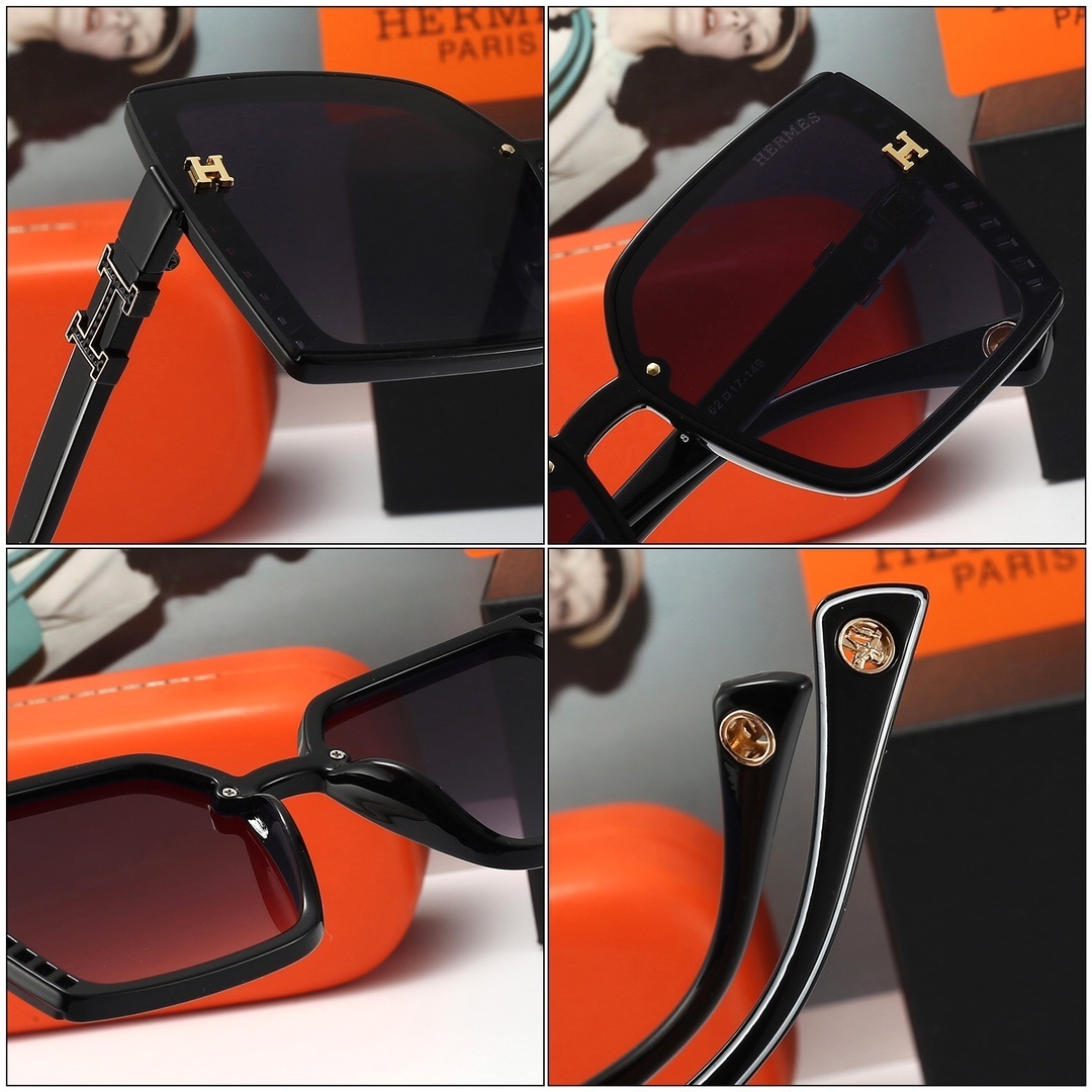 23$ new_dh HERMES 6220 Sunglassess With Box 40165012520 FF305 gallery
