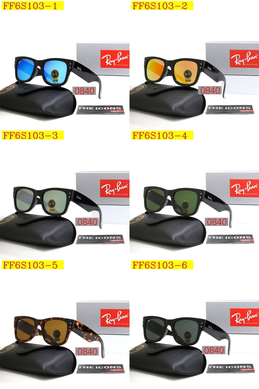 23$ new_dh RayBan 0840 90574612523 FF6S103 gallery