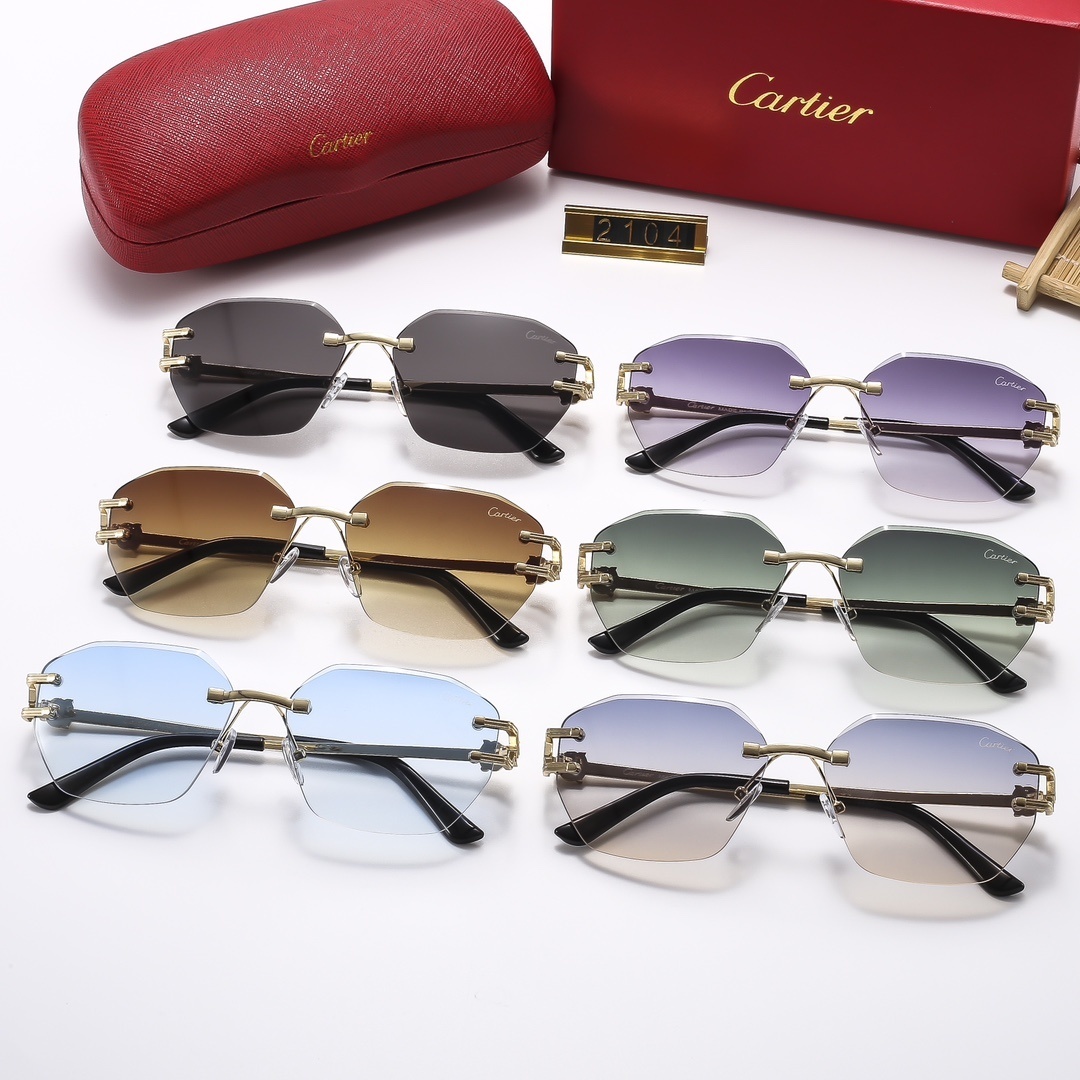 23$ new_dh cartier 2104 Sunglassess With Box 80561412522 FF175 gallery