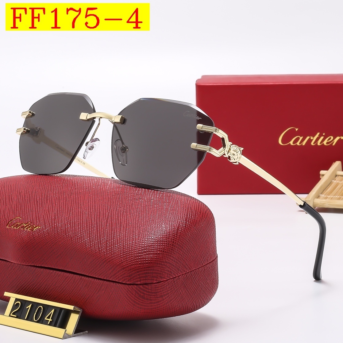 23$ new_dh cartier 2104 Sunglassess With Box 80561412522 FF175 gallery