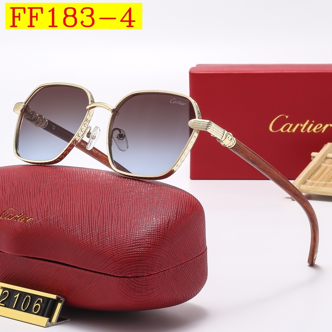 23$ new_dh cartier 2107 Sunglassess With Box 30562012520 FF183 gallery